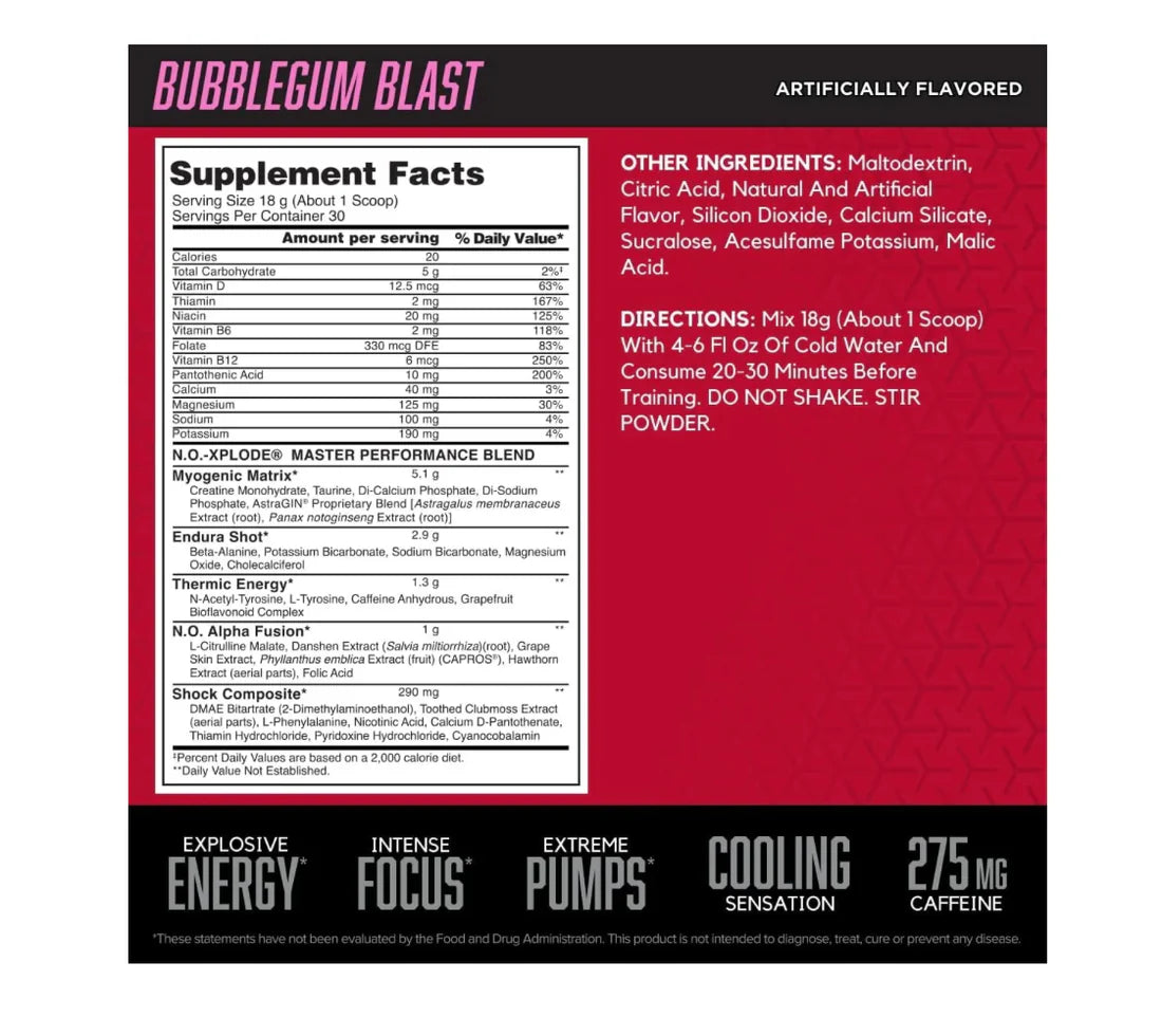 BSN No-Xplode 3.0 Cool Rush