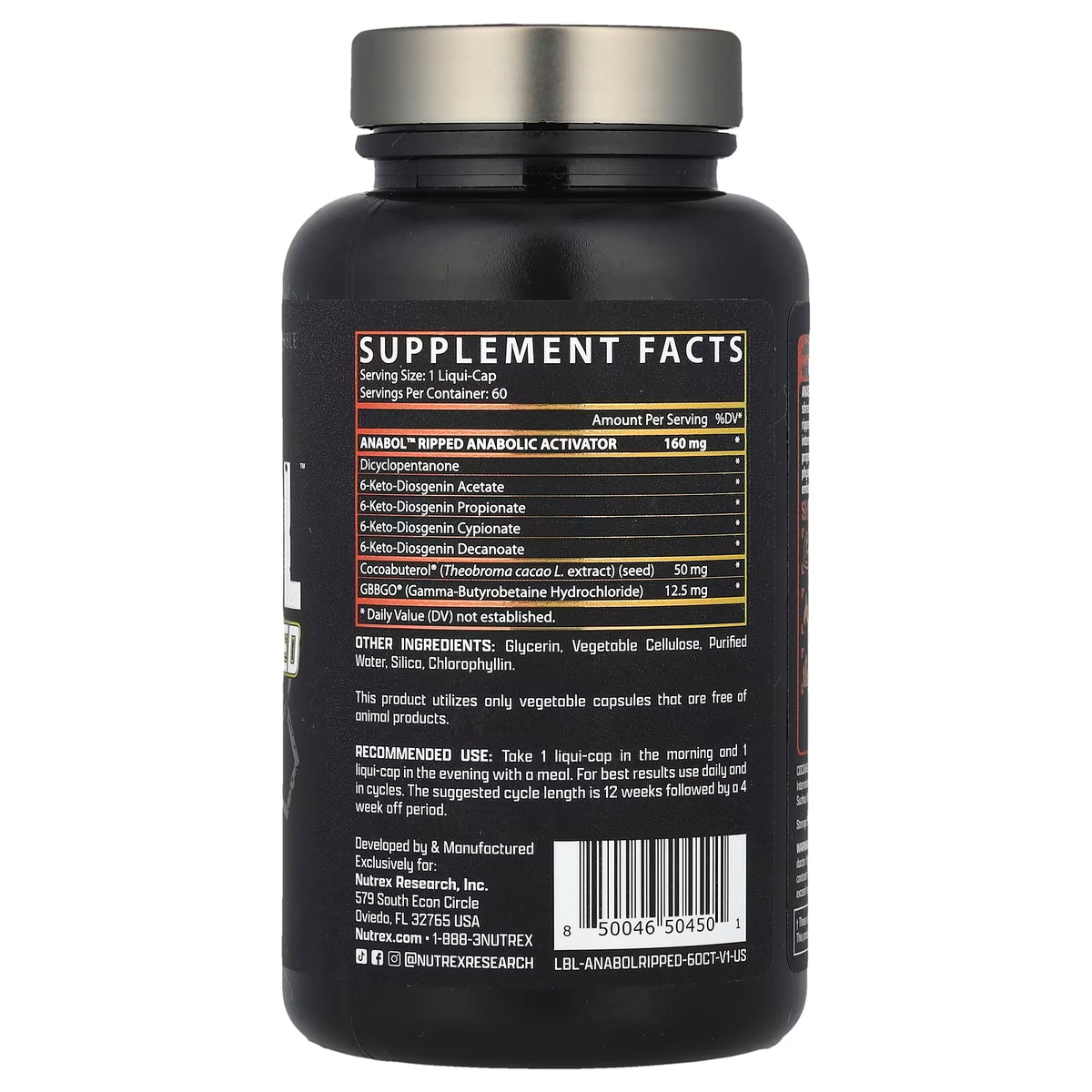NUTREX ANABOL RIPPED 60 CT