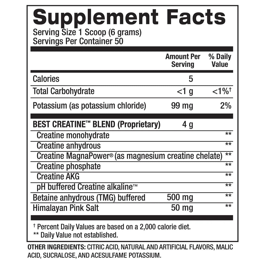 BPI BEST CREATINE 50 SERV