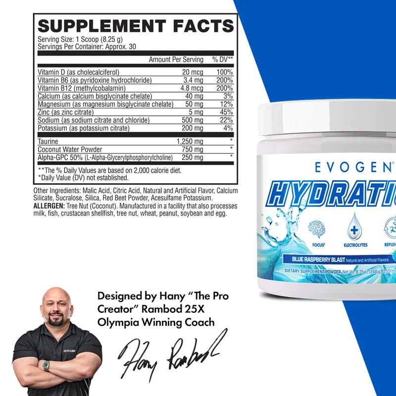 Evogen Hydration 30 servicios