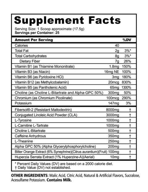 Panda burn thermogenic 25 serv