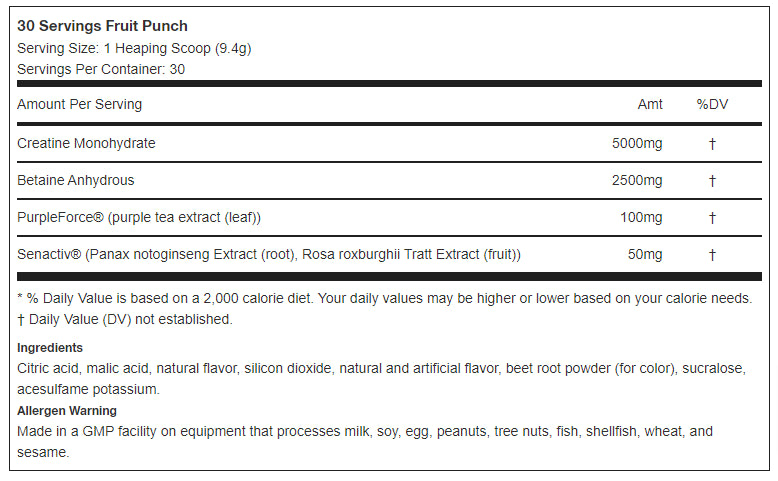 Universal Animal supercharged Creatina