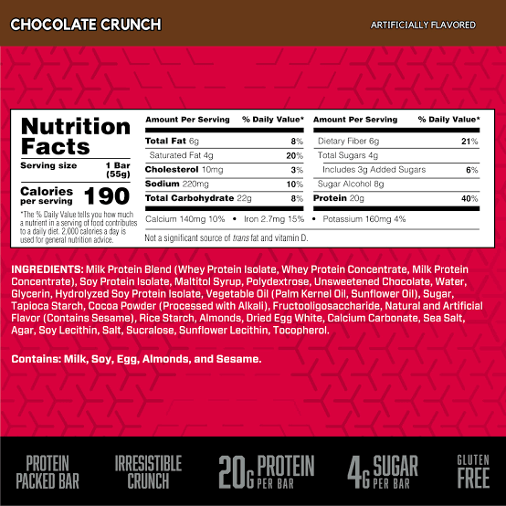 BSN Protein Crips 12 bars