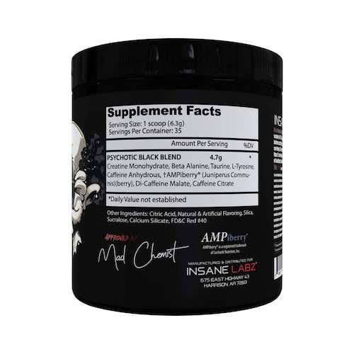 Psychotic black 35 serv
