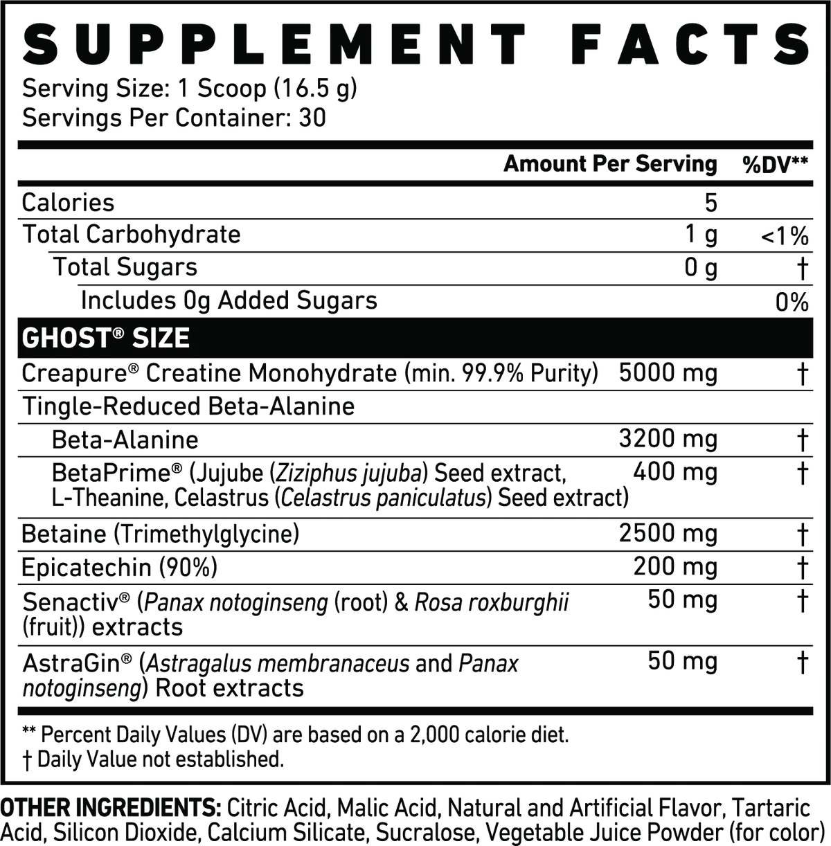 GHOST® SIZE
