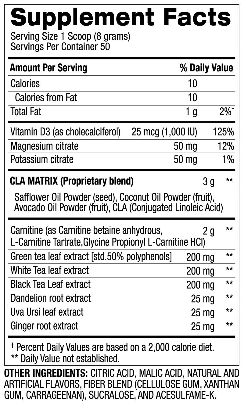 Cla+Carnitine 50 servs Shredded