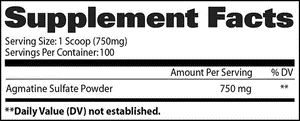 GAT Agmatine 100 serv