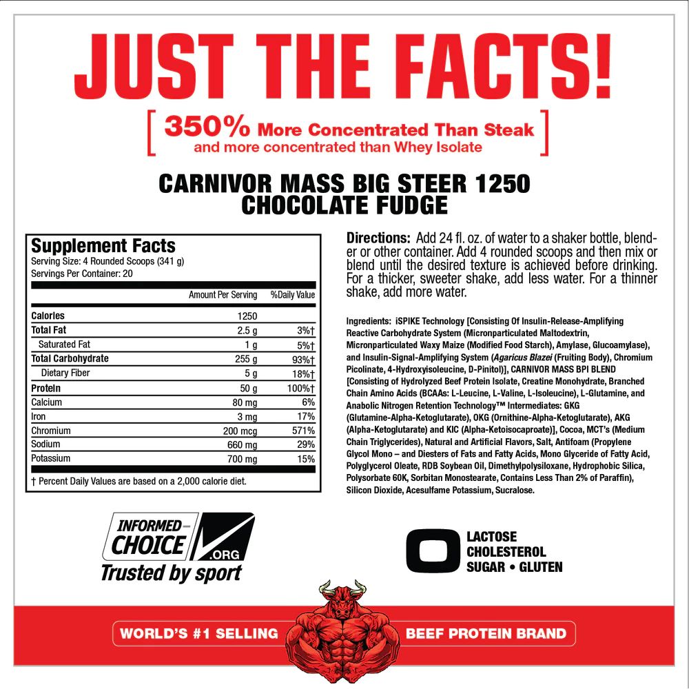 Carnivor Mass Big Steer