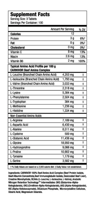 Beef Aminos Carnivor