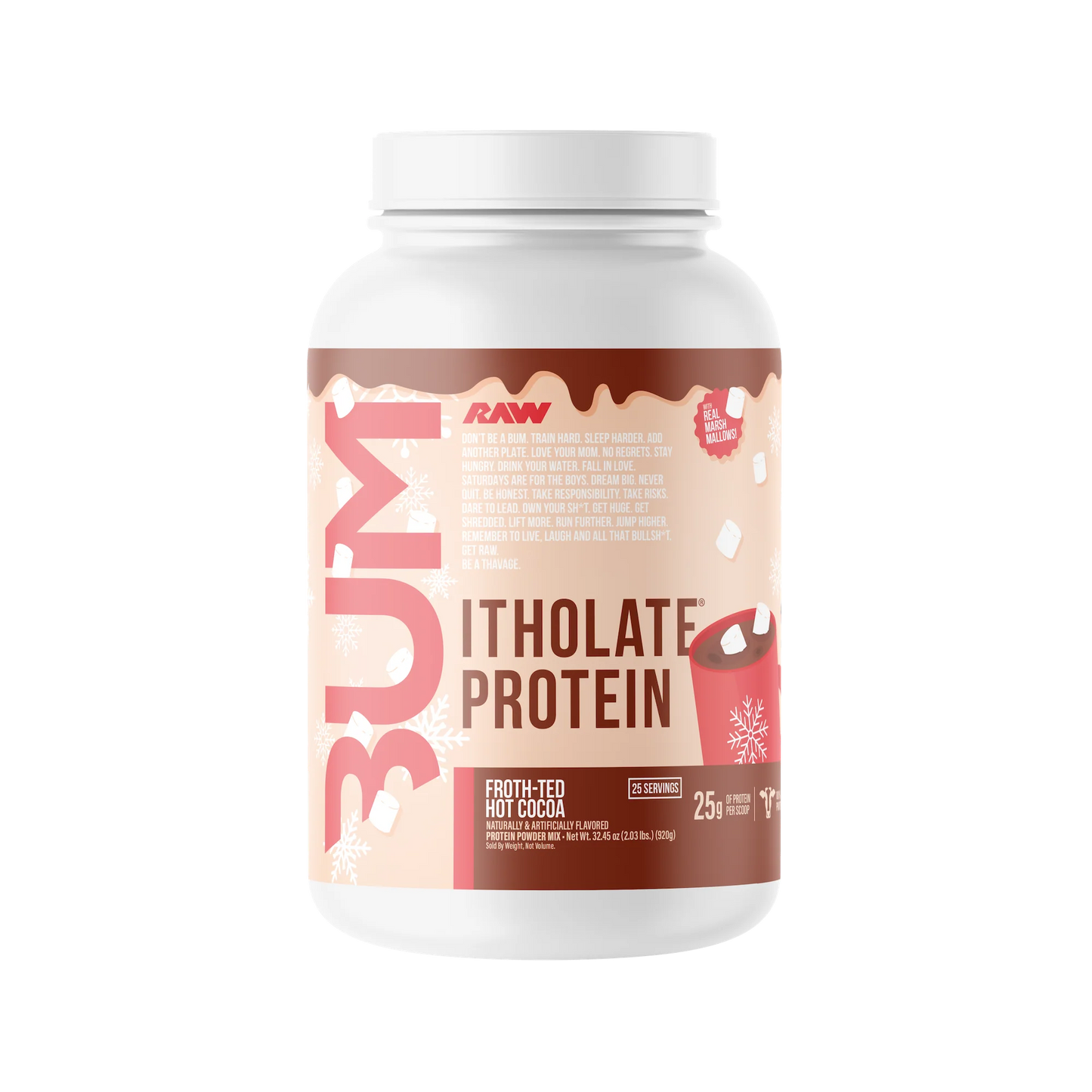 Raw Cbum Itholate 25 Serv