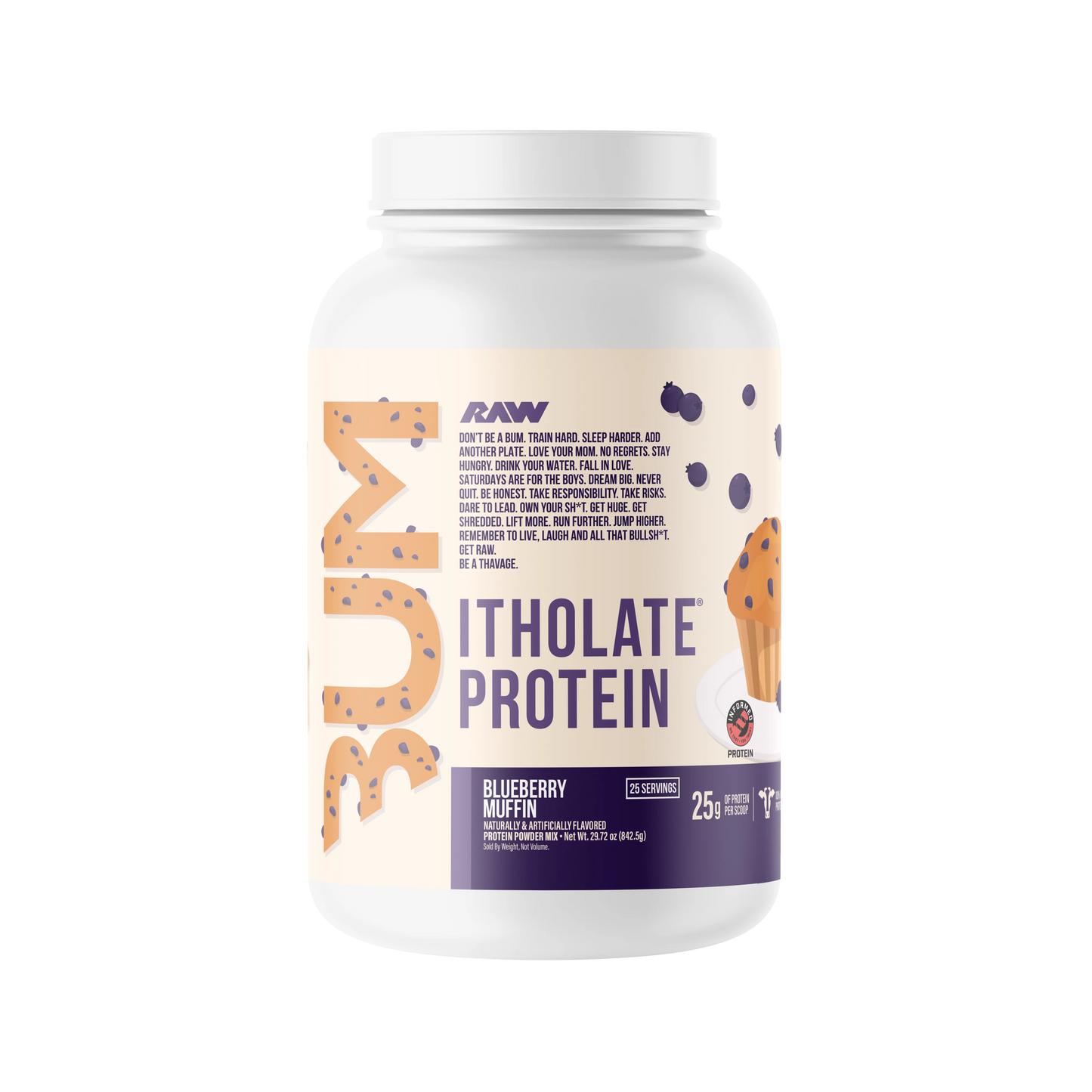 Raw Cbum Itholate 25 Serv