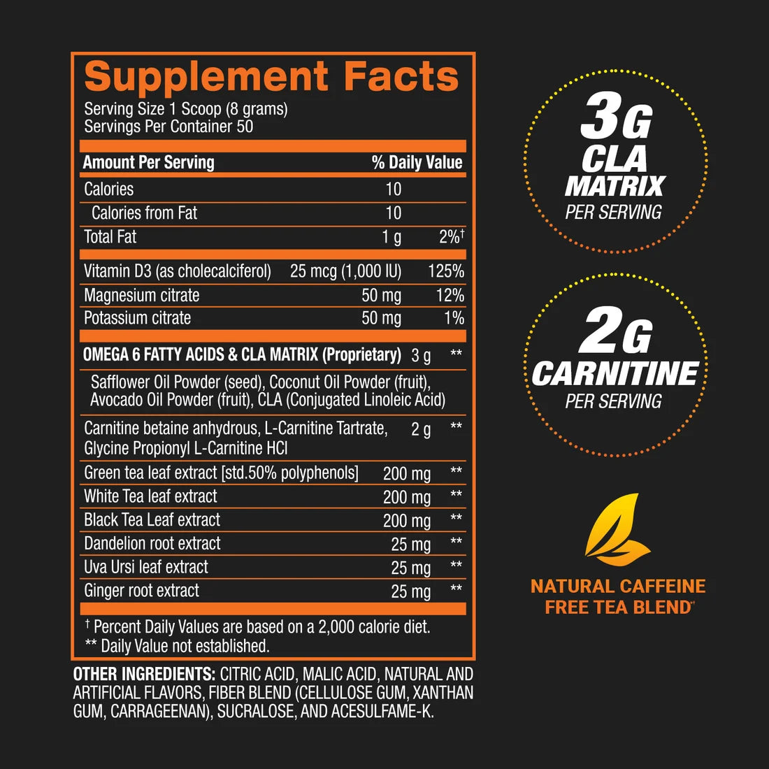 Cla+Carnitine 50 servs Shredded
