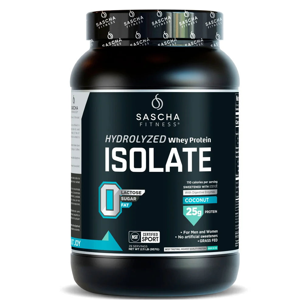 SASCHA FITNESS HYDROLYZED WHEY PROTEIN ISOLATE
