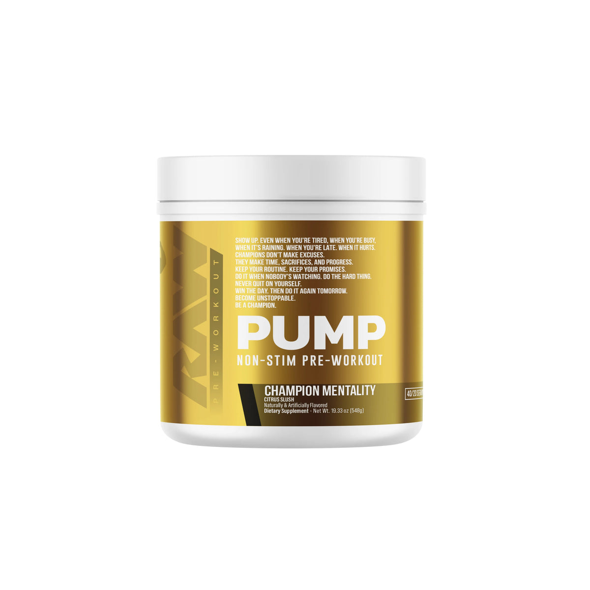 Pump Non Stim