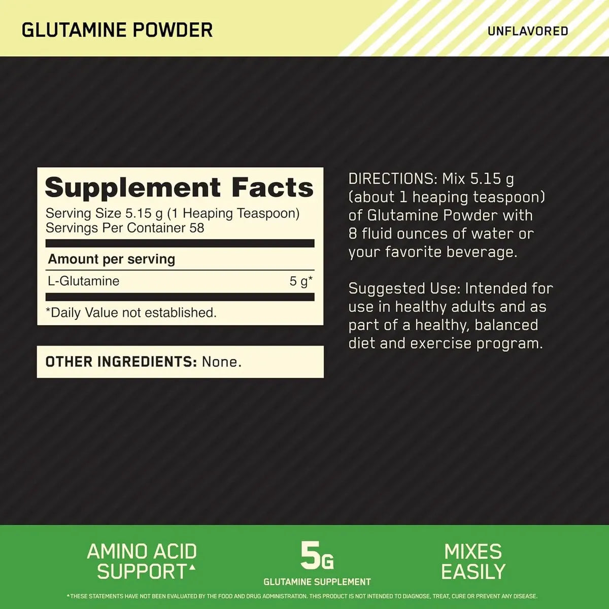 ON Glutamine Powder