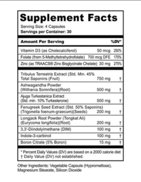 Panda test testosterone booster 120 caps