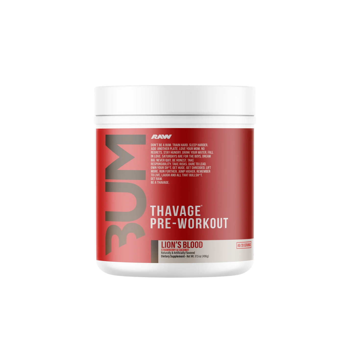 Bum Thavage Pre-Workout