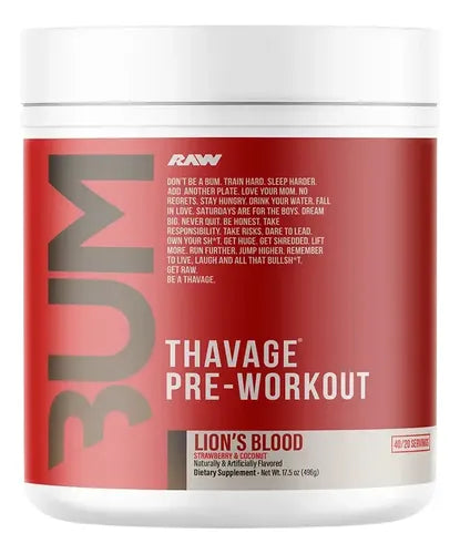 Bum Thavage Pre-Workout