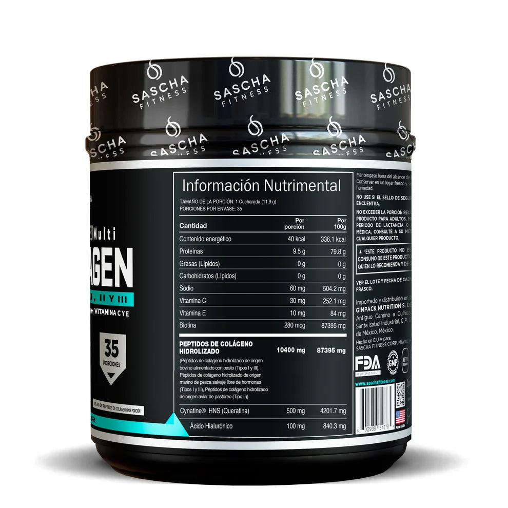 Sascha Fitness Multi collagen 35 servicios
