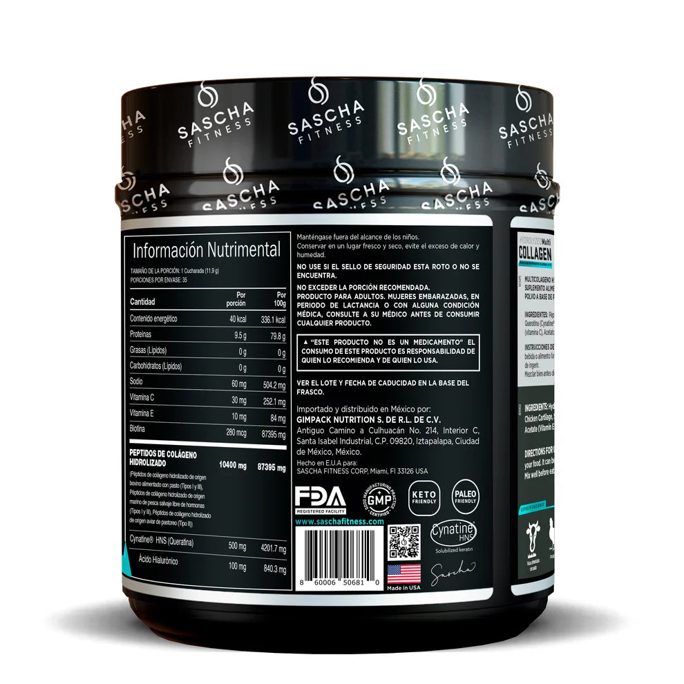 Sascha Fitness Multi collagen 35 servicios