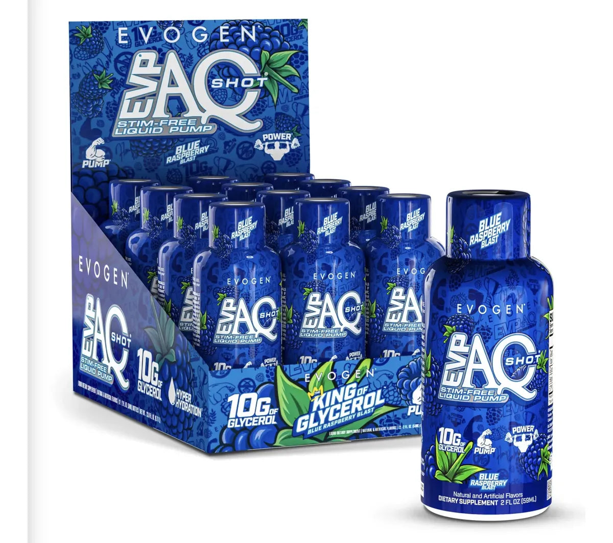 EVOGEN EVP AQ LIQUID PUMP SHOT 12 PACK