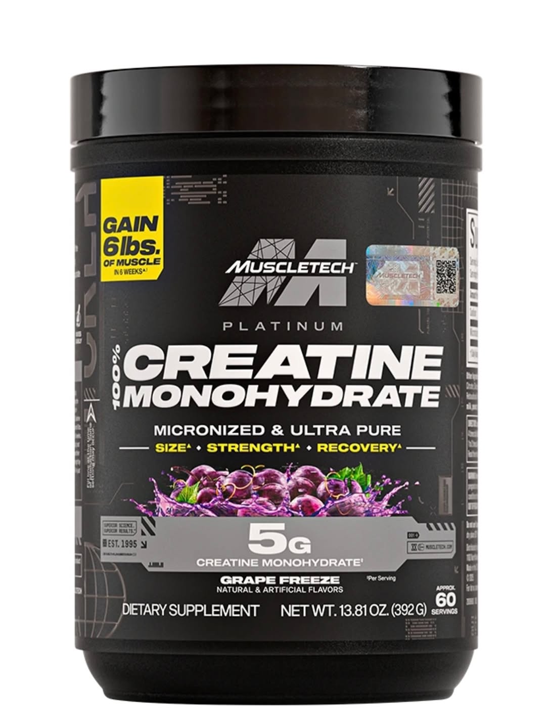 Platinum Creatine con Sabor 60 servicios