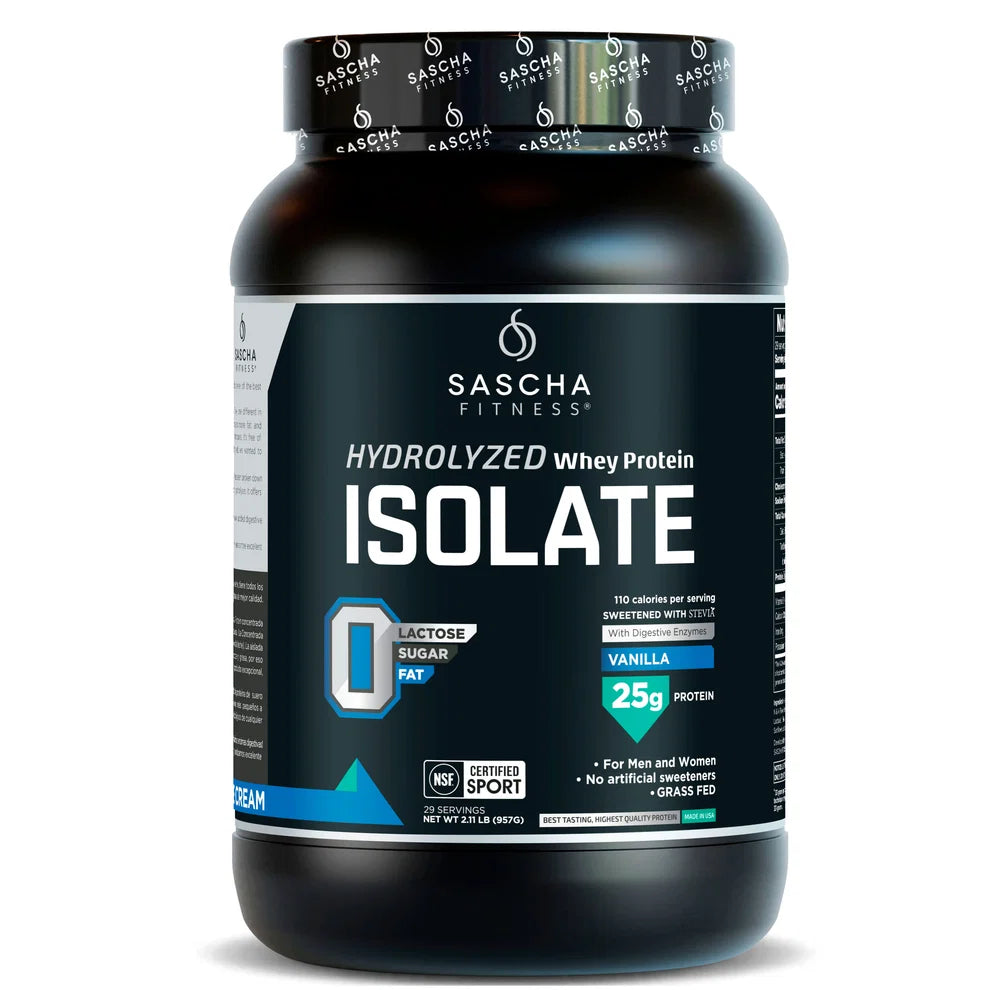 SASCHA FITNESS HYDROLYZED WHEY PROTEIN ISOLATE