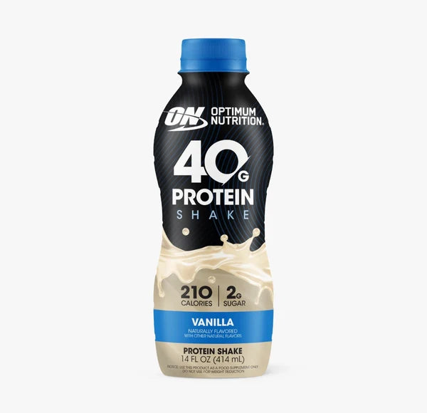 Optimum Nutrition Gold Std Protein 40 Grs Shake 14 Oz 24 Pack