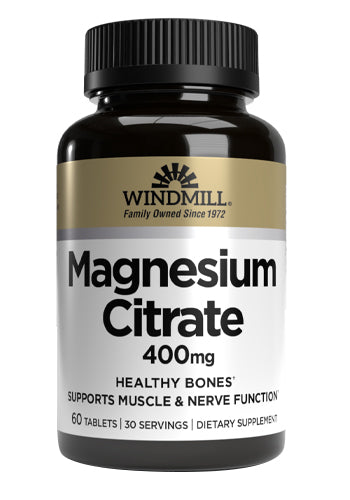 Citrato de magnesio 400 mg 60 tabs