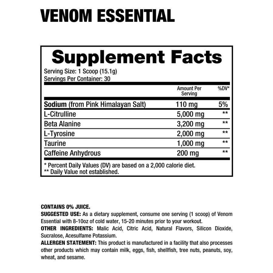 Dragon Pharma Venom Essential 30 servicios