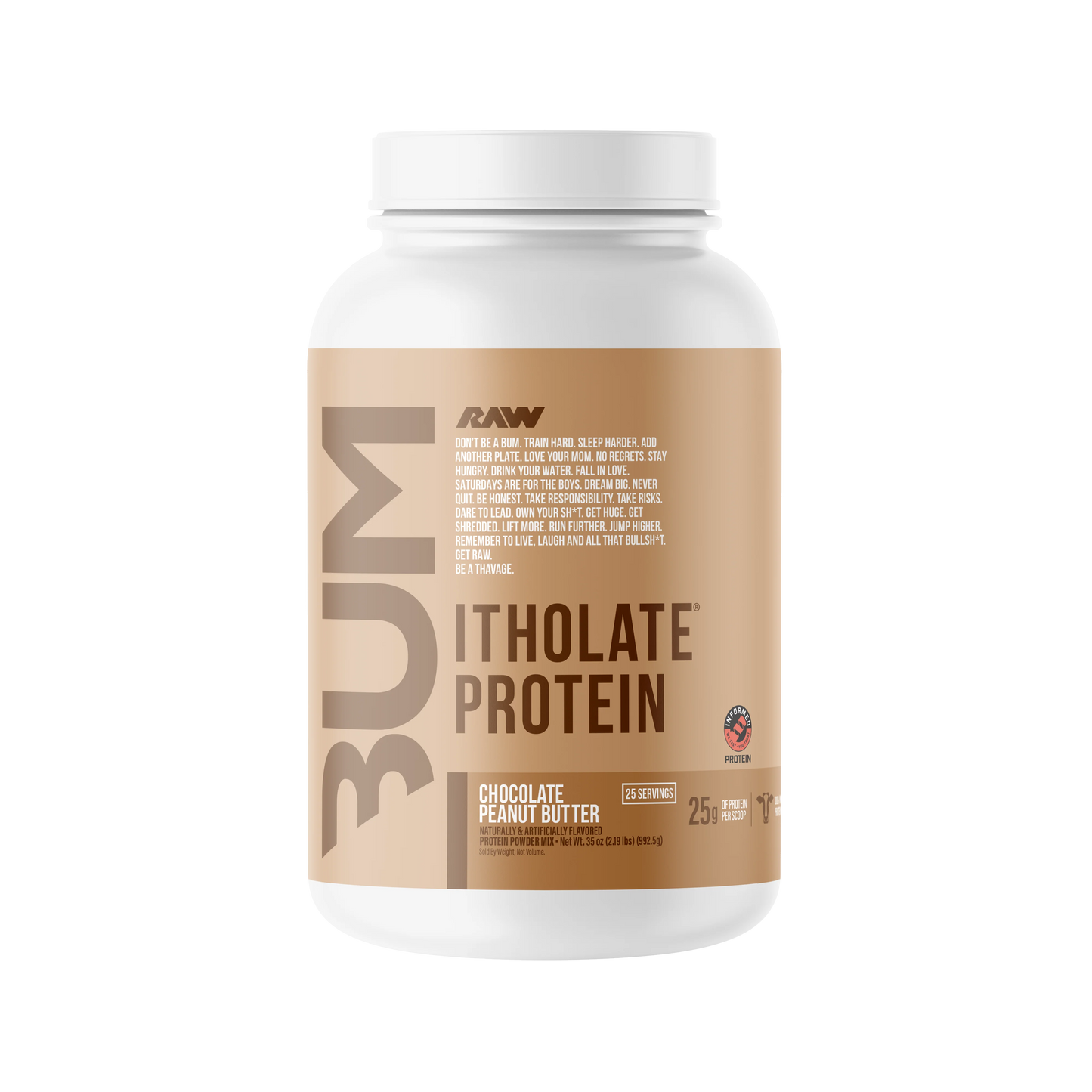 Raw Cbum Itholate 25 Serv