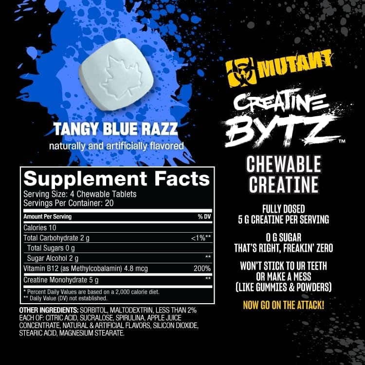 Mutant CREATINE BYTS CHEWABLE