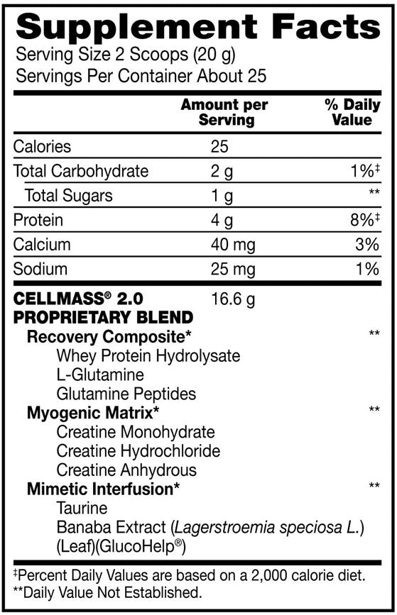 Cell Mass 1.06 lbs
