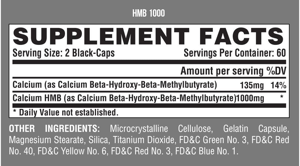 Nutrex HMB BLACK 1000
