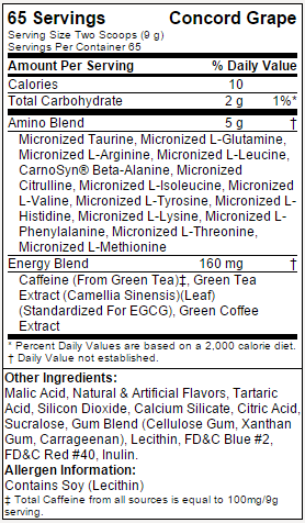 Amino Energy ON